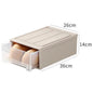 Stackable Drawer Storage Box Plastic Large Drawer Quilt Storage Box Nordic Clothes Cabinet Container Closet Wardrobe Organizer