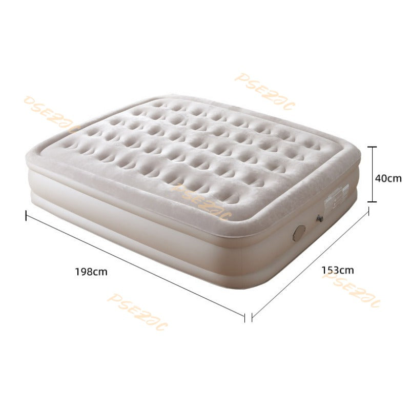 Household Inflatable Mattress Floor Paving Fully Automatic Folding High-end Thickened and Elevated Indoor Air Cushion Bed